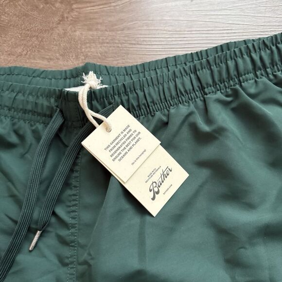 Bather SOLID PINE SWIM TRUNKS SHORTS Size XXL Green $95‎ - Picture 4 of 6